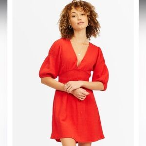 Billabong Red Spellbound Dress